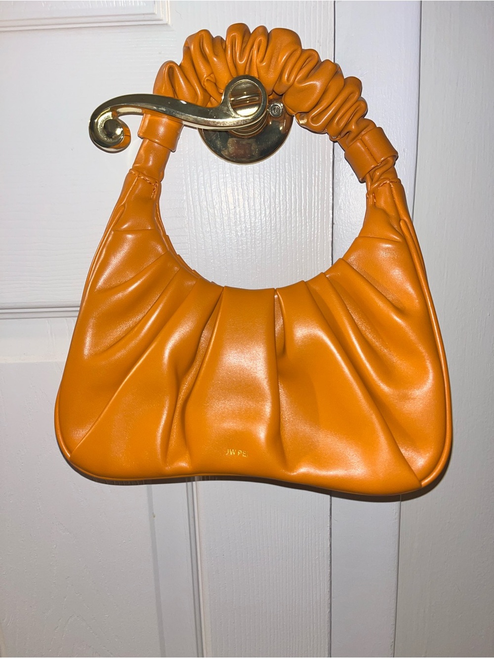 JW Pei Gabbi Rouched Bag in Orange - Picture 3 of 6